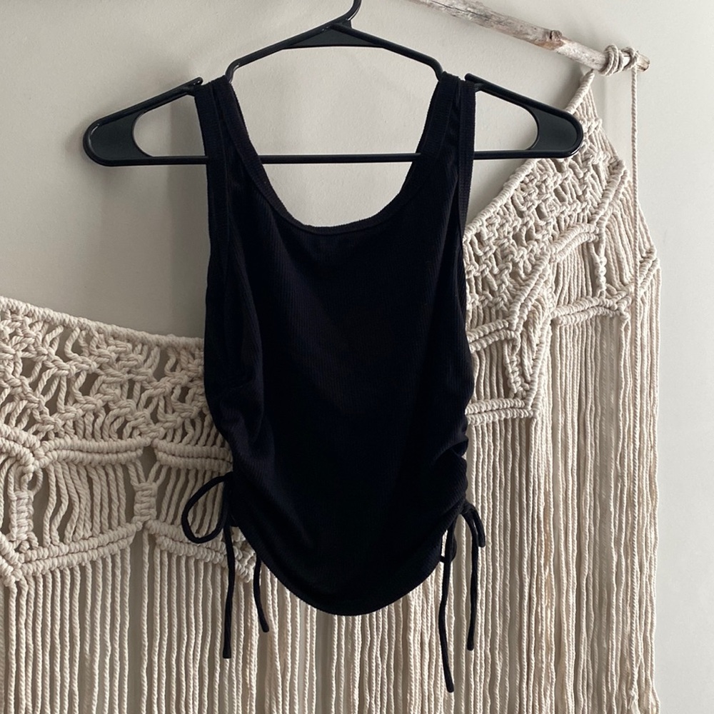 Princess Polly side tie tank size 6 (fits like 4 or small)